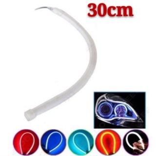 Car Motorcycle Parts Accessories 30CM DRL Flexible LED Light Eyeline Waterproof 12V