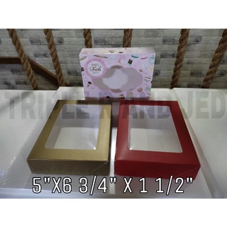 5" X 6 ³/⁴" X 1 ¹/²" RM PASTRY BOXES (Preformed)
