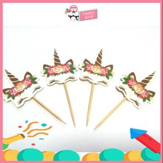10pcs unicorn party supplies cake toppers party needs cake toppers party decorations unicorn