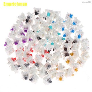 ◕✈[Emprichman] 10Pcs/Lot Outemu Mx Switches 3 Pin Mechanical Keyboard Black Blue Brown Switches