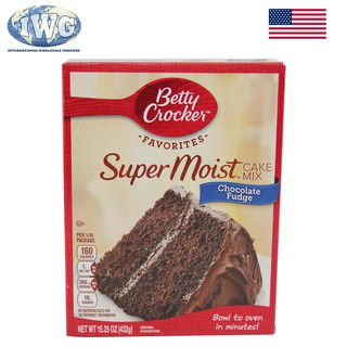 IWG BETTY CROCKER Favorites Super Moist Cake Mix Chocolate Fudge 432g