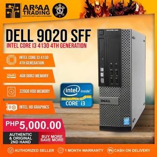 Desktop Computer Package CPU DELL Optiplex 9020 Intel Core i3 4130 4gb 320gb (4th generation)