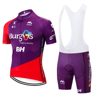 NEW Purple BH Pro Cycling Clothing Bike jersey Quick Dry Bicycle clothes mens summer team Cycling Jerseys 20D bike shorts set