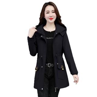 Women's Windbreaker 2021Female Spring Autumn New Korean Wild Loose Trench Coat Plus Size Long Coats