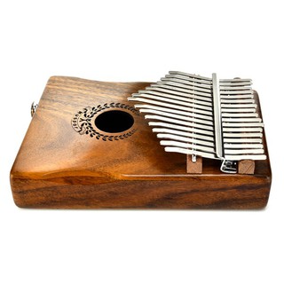 ★17 Keys EQ kalimba Acacia Thumb Piano Link Speaker Electric Pickup with Bag (9)