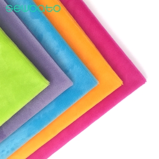 45x50cm 5pieces/set Plush Fabric Factory Wholesale Price DIY For Plush Toys Blanket Slipper Super Soft Plush Fabric