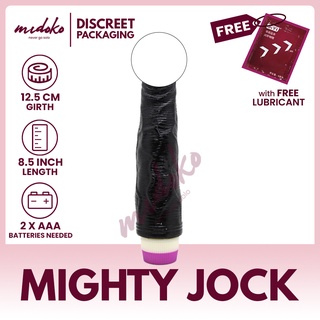 Midoko Realistic Skinny Penis Dildo Vibrator Adult Sex Toys for Women and Girls Black