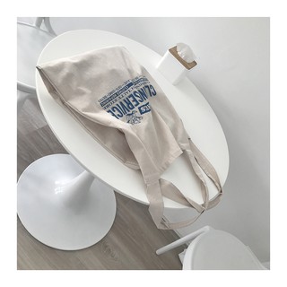 Ulzang Canvas Bag Ultra-Thin Cotton Large-Capacity Environmental Protection Bag (9)
