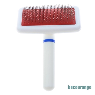 [becourange]Pet Slicker Brush for Dogs Cats Massage Brush Deshedding Comb Grooming Brush