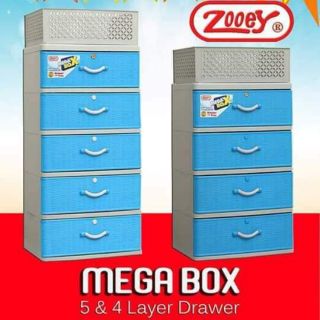 Mega Box Drawer 5layer Stock #399-5L