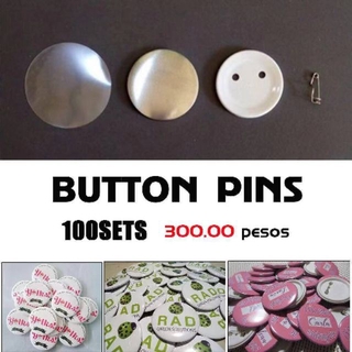 Button pins 2.25inch 100sets 3.00/set