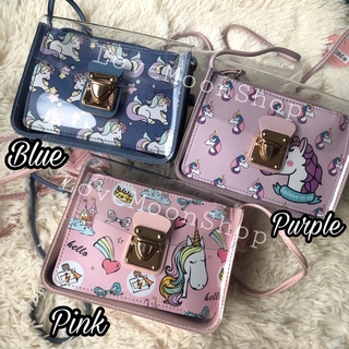 Unicorn Transparent Sling Bag with Pouch (6)