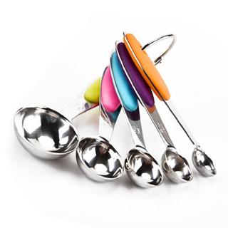allbuy] 5 Pcs Stainless Steel Measuring Spoons Set Tablespoons Measuring Set (1)