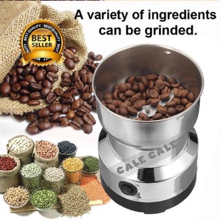 Electric Coffee Bean Grinder Blenders For Home Kitchen Office Stainless Steel 220V Home Use