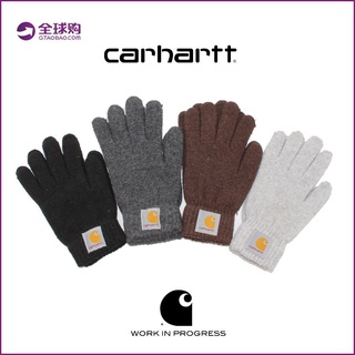 CarharttKahart Workwear Fashion Brand Winter Soft Full Finger Cycling Knitted Wool Pure Color Warm Keeping Gloves2021
