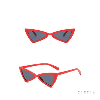 Hip-hop Small Cat Eye Shades Cat-eye Triangle Sunglasses for Women Eyeglasses Fashion Eyewear with Retro Style (7)