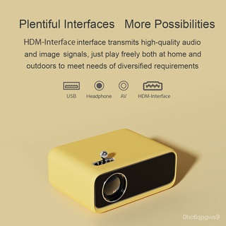 Global Version Wanbo Projector X1-mini 1080P 200ANSI LCD Clear Projection Full Glass Lens LED Portab