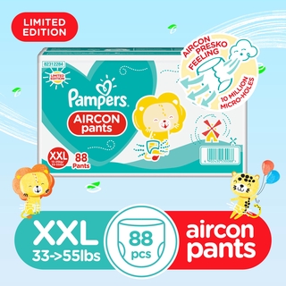 [LIMITED EDITION BOX] - Pampers Aircon Pants Extra Extra Large - 44 pcs x 2 packs (88 pcs) (1)