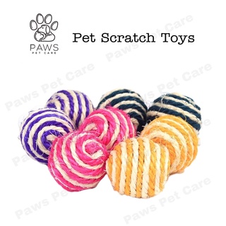 Cat sisal rope ball toys, sisal scratch toys