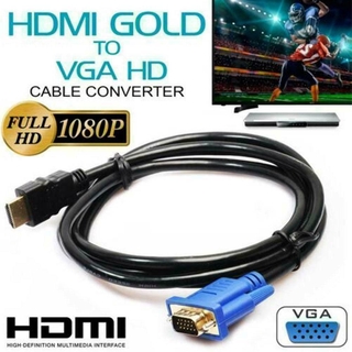 Hdmi To Vga Hdmi with Audio Power Supply Adapter Cable Hd Line 1080P