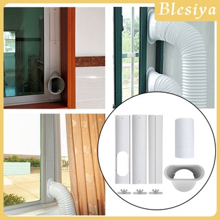 [BLESIYA] Window Seal Plates Kit For Portable Air Conditioners AC Vent Slide Kit Plate (2)