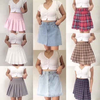 Goodwill Apparel Tennis skirts | Denim skirt (Much better to pm us first!)