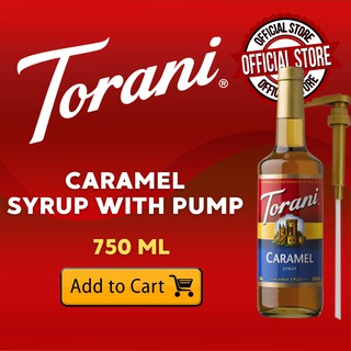 Torani Caramel Syrup (pump is sold separately)