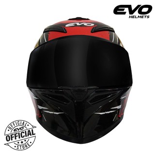 EVO GSX 3000 V2 Katana Full Face Dual Visor Helmet with Free Clear Lens (3)