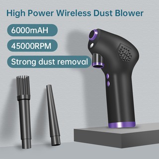 40000 RPM Cordless Electric High Pressure Air Duster Computer Cleaner Blower Keyboard Laptop Deep Cl (1)