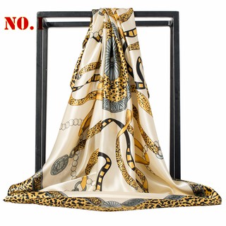 90 Large Square Scarf Satin Shawl Silky Scarves Floral Scarves Shawl