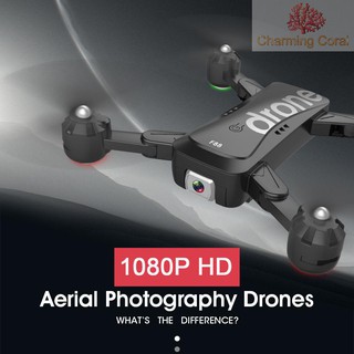 F88 RC Drone with Dual Camera 1080P Image Follow Optical Flow Positioning APP Gesture Control Foldab