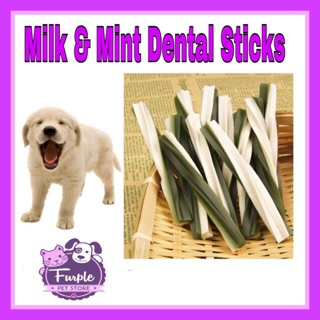 mint and milk dental treats for dogs