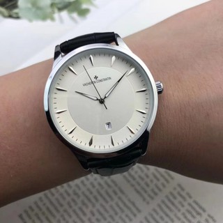 ⌚️Man quartz movement watch men's and women's watch leather strap watch