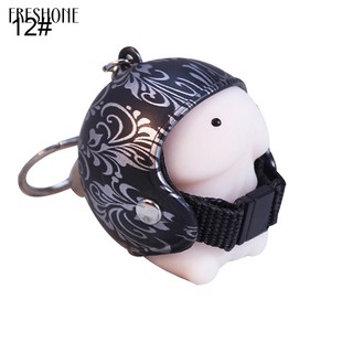 ♥Soft Mochi Dingding with Helmet Toy Keychain Car Interior (4)