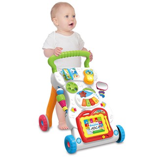 High Quality Baby Walker Toys Multifuctional Toddler Trolley Sit-to-Stand ABS Musical with Adjustab