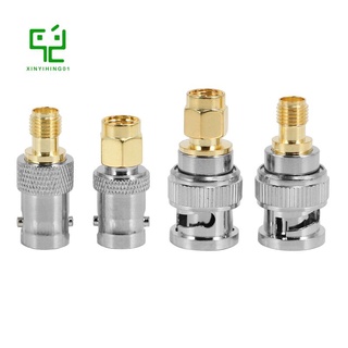 4Pcs BNC To SMA Type Male Female RF Connector Adapter Test Converter Kit Set