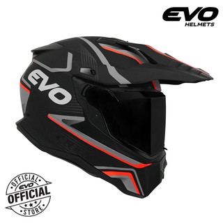 EVO DX-7 Extreme Dual Sport Full Face Helmet with Free Clear Lens (2)