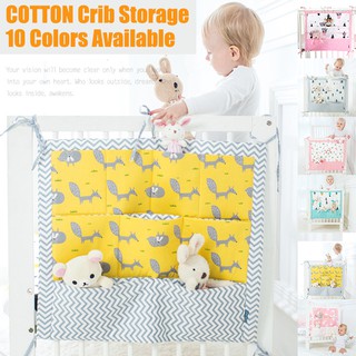 Baby Bed Hanging Storage Organizer Bag Cot Crib For Toy Diaper Clothes