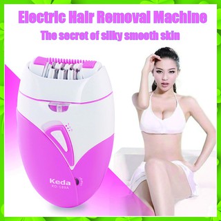 Keda KD189A Electric Epilator USB Rechargeable Female Hair Removal Depilator Shaver Body Leg Shaving (1)
