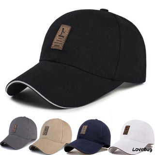 Black Plain Metal Adjust Cap Fashion Hats Outdoor Bull Caps Close Baseball Cap for Men/women-LB