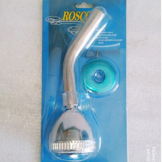 ROSCO SHOWER HEAD STAINLESS STEEL W/ ARM (RO-812BS)