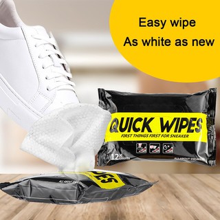 Shoe Wet Wipes For Shoes Cleaning Stains Remover Disposable Quick Wipe 30pcs Portable Shoe Cleaner (2)