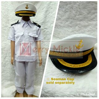 SEAMAN Career Costume for Kids & *Seaman Cap (*sold separately)