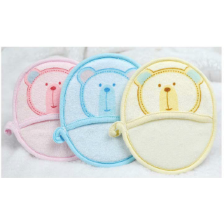Newborn Baby Kids Cute Cotton Shower Bath Sponge Rub Cartoon Body Wash Towel Infant Toddle Kids Bath Brushes Towel Accessories