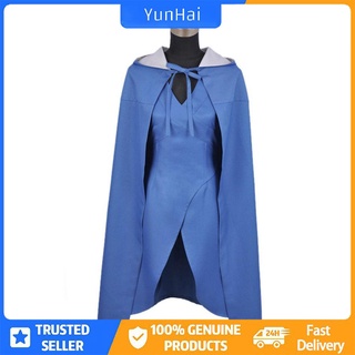 【yunhai】Cosplay Costume Dress Cloak Suit Stage Performance Halloween Party Costume