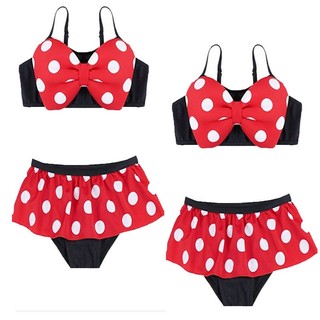 Cute Bowknot Baby Girl Kids Bathing Suit Swimwear Bikini (1)