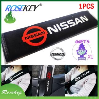 1pcs Nissan Universal Cotton Seat Belt Shoulder Pads Covers Almera Xtrail Navara Teana Almera ZT010