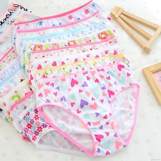BBWORLD 6pcs/Set Baby Panties Cotton Underpants Baby Girl Print Briefs Panties Girls Underpants Random Color
