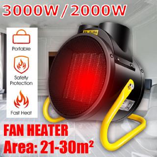 Portable Automatic Warmer Industrial 2000W / 3000W portable home space air heater electric heater Ai