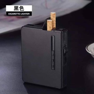 lighter with cigarette case